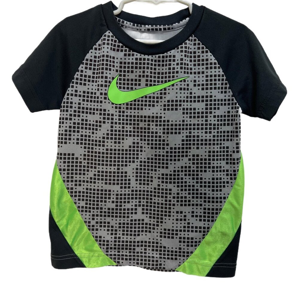K5019 Nike Activewear Reflectors Camo Short Sleeve Tee Boys